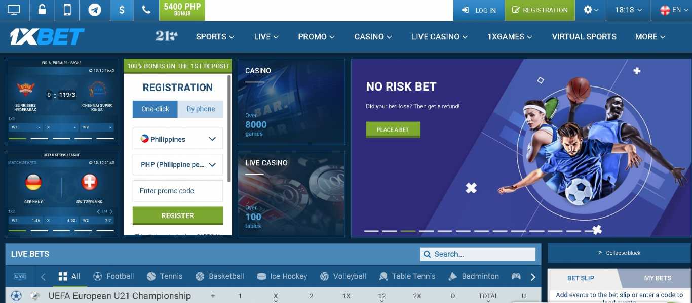 1xBet betting sites philippines